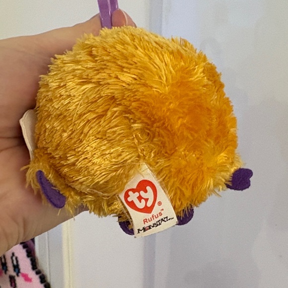 Ty Plush Monstaz Rufus Keychain - Picture 6 of 6